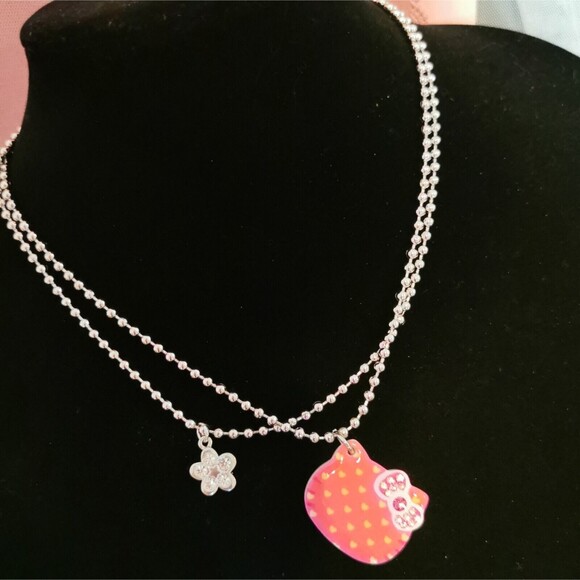 Hello Kitty Necklace Lot Jewelberry Japan Rare Sanrio Pendant Bracelet Jewelry - Picture 7 of 15